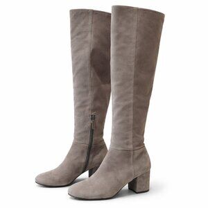 Cole Haan Gray Suede Over-the-Knee Block Heel Boots Size 8